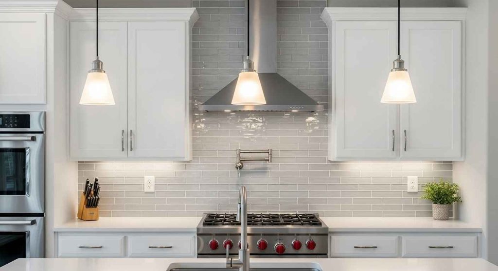 Glass Subway Tile Backsplash