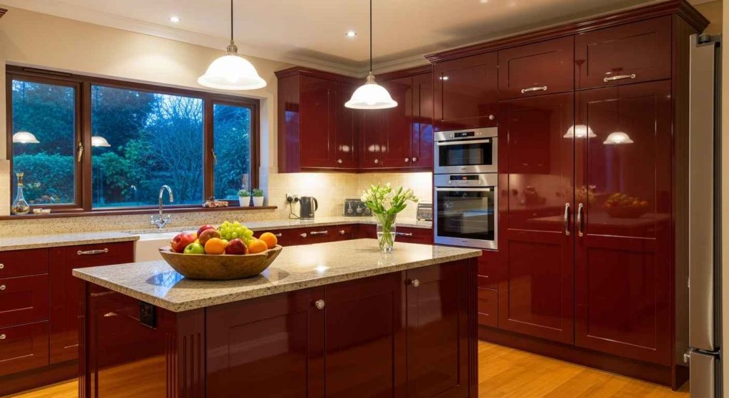 Glossy Burgundy Richness