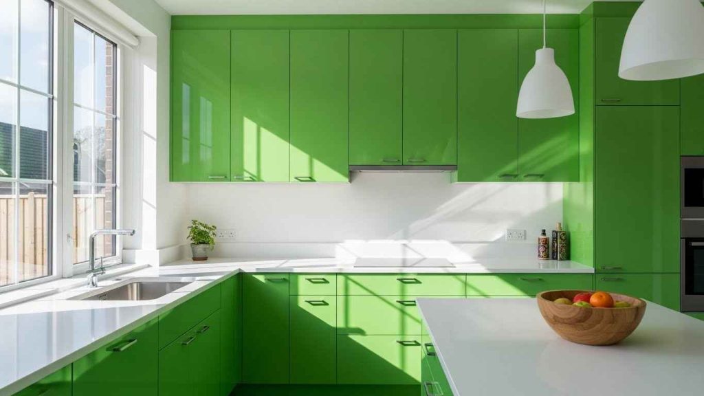 Go Bold with Colorful Cabinets