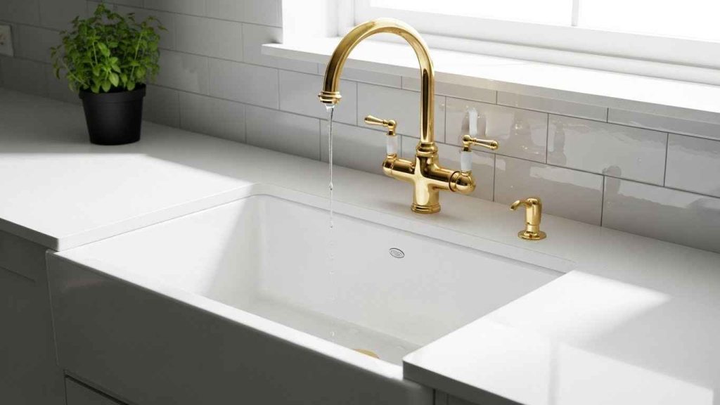 Gold Faucet and Fixtures