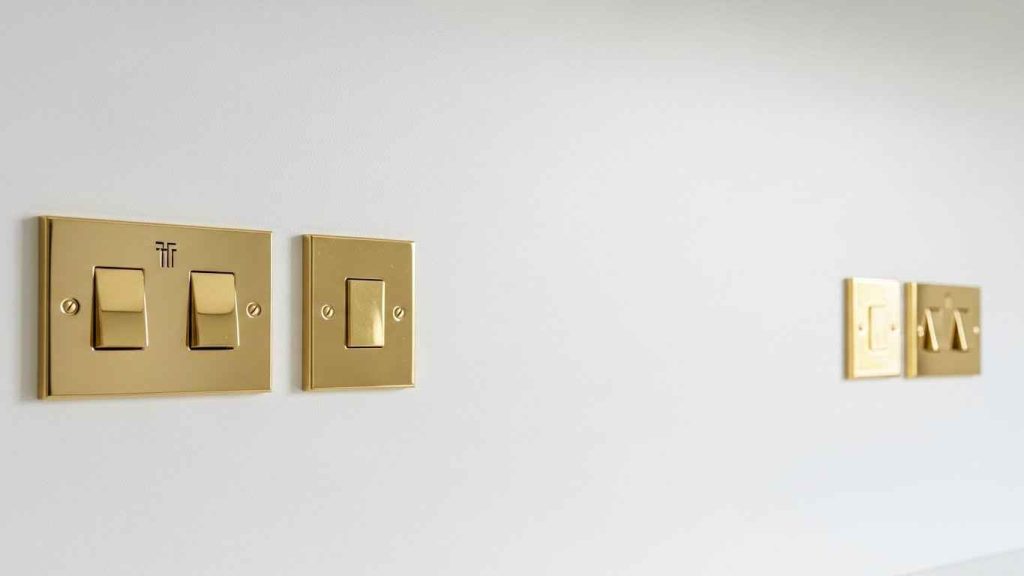 Gold Light Switches & Fixtures