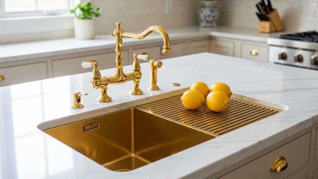 Gold Sink and Drainboard