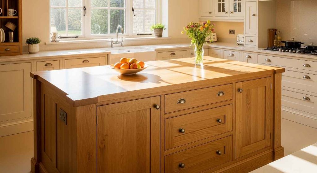 Golden Oak for a Cozy Feel