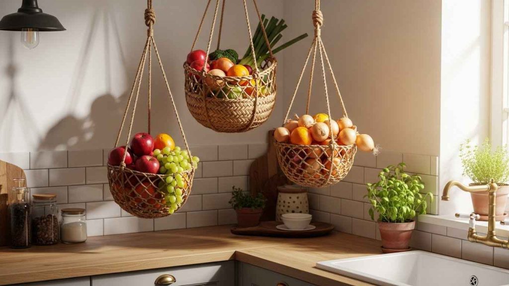 Hang Baskets from the Ceiling