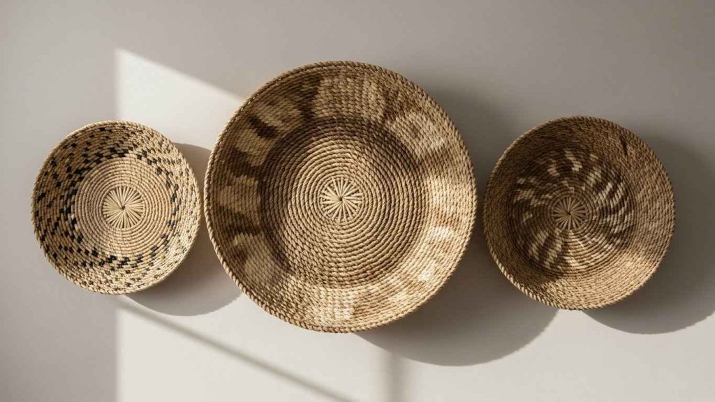 Hang Woven Baskets for Texture