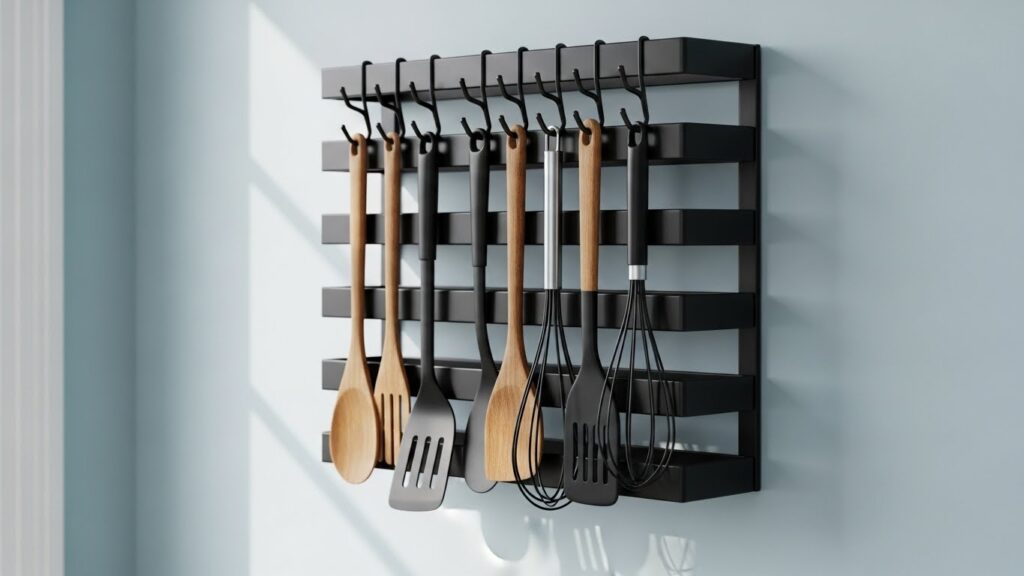 Hang a Multi-Tiered Utensil Rack