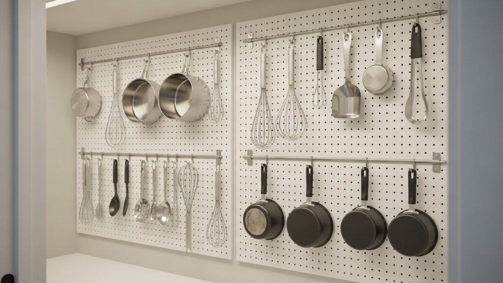 Hang a Pegboard Wall