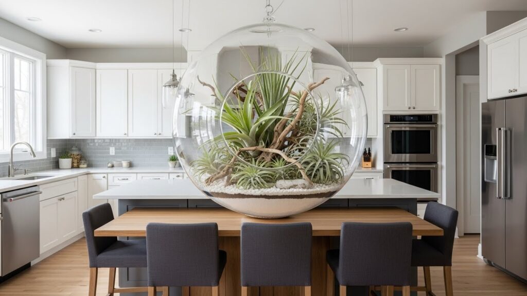Hang an Air Plant Terrarium Centrepiece
