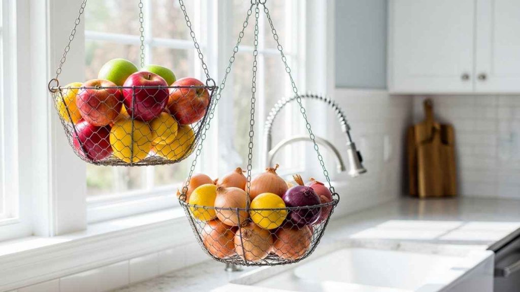 Hanging Basket Fruit Storage