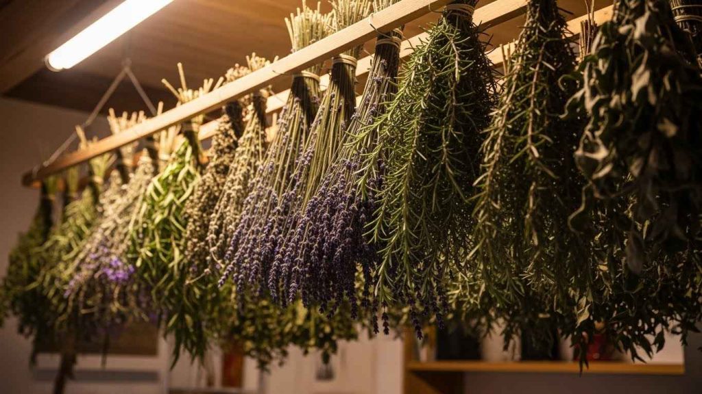 Hanging Herb Drying Rack Divider