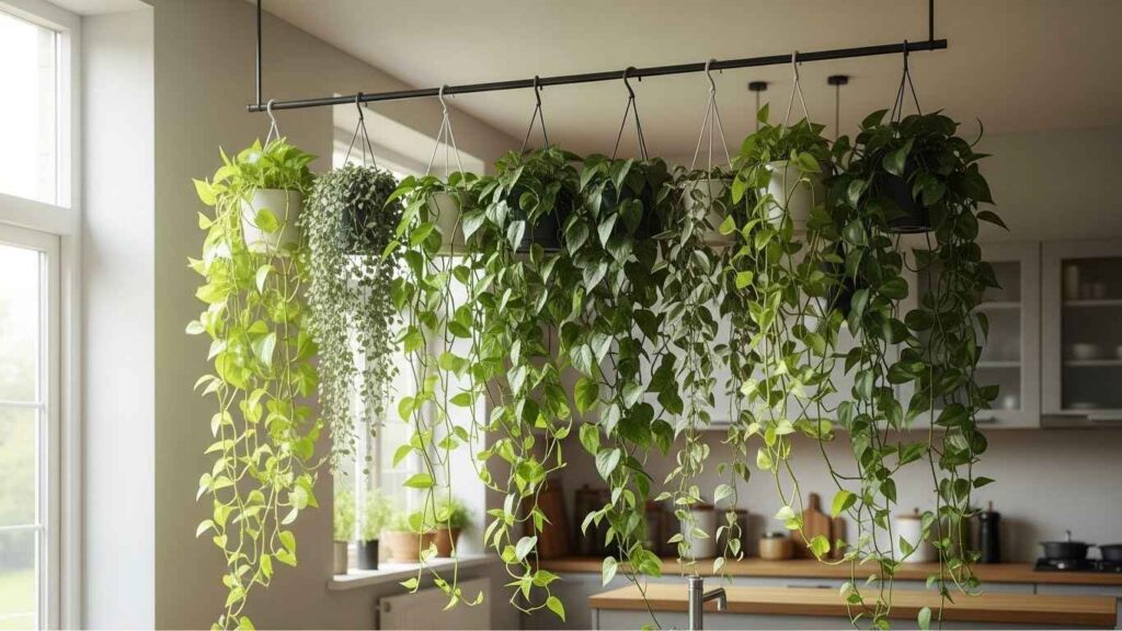 Hanging Plant Divider Walls