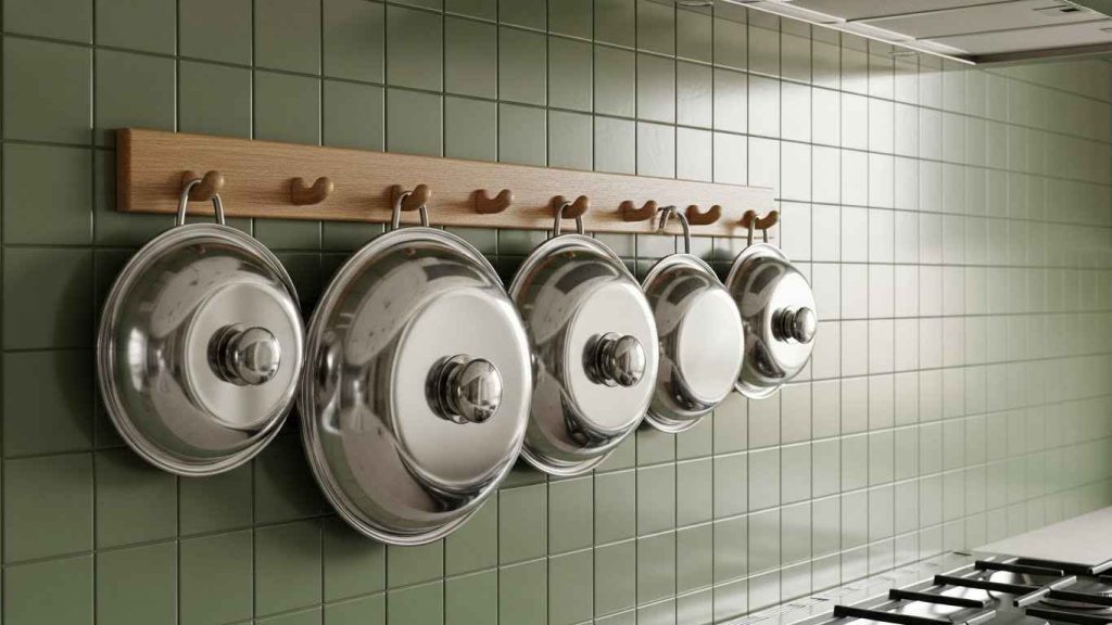 Hanging Pot Lid Organizer