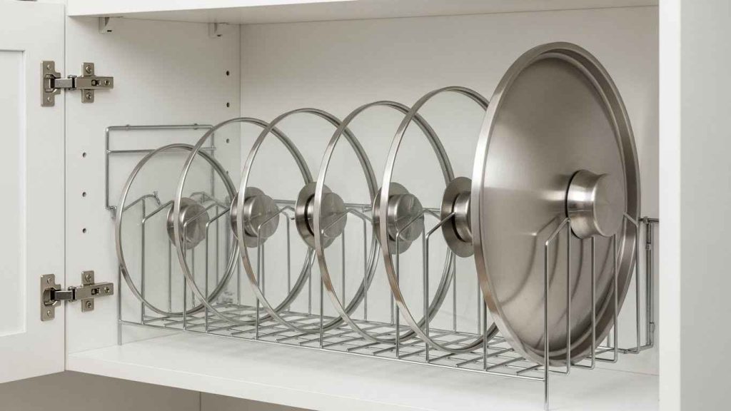 Hanging Pot Lid Organizer