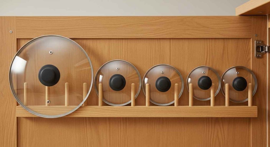 Hanging Pot Lid Organizer