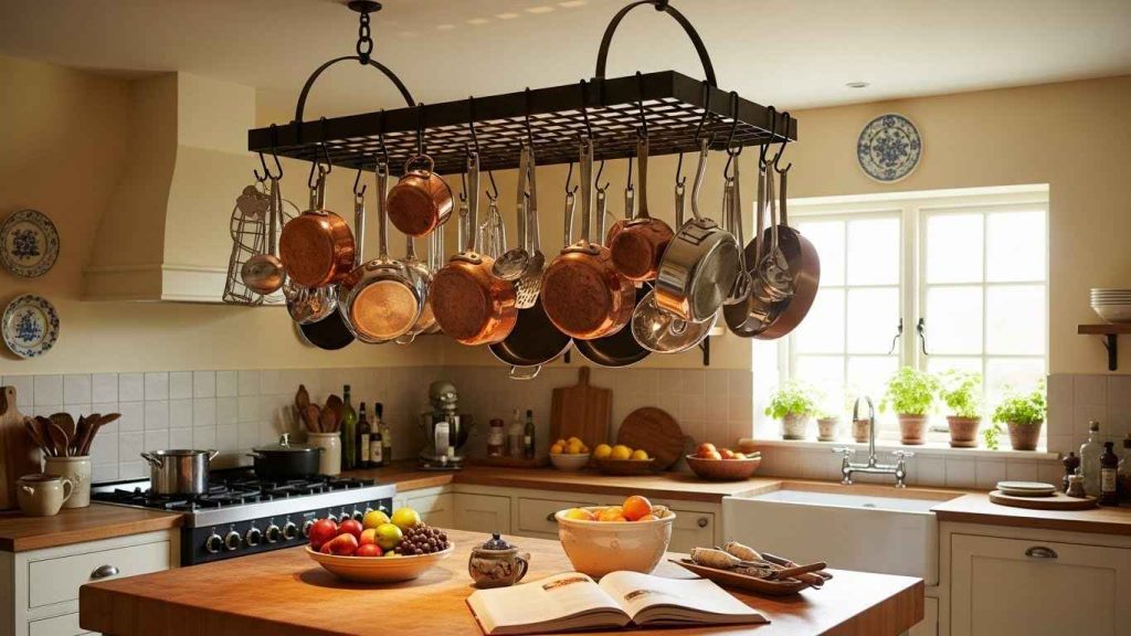Hanging Pot Racks for Efficiency