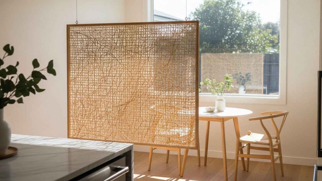 Hanging Rattan Room Screens