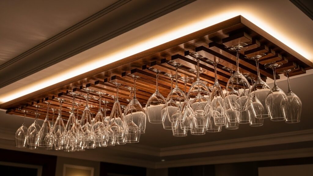 Hanging Stemware Glass Rack