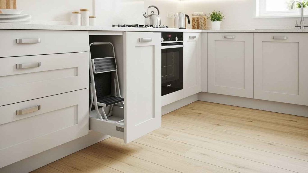 Hidden Folding Step Stools