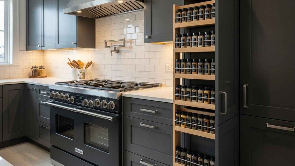 Hidden Spice Racks