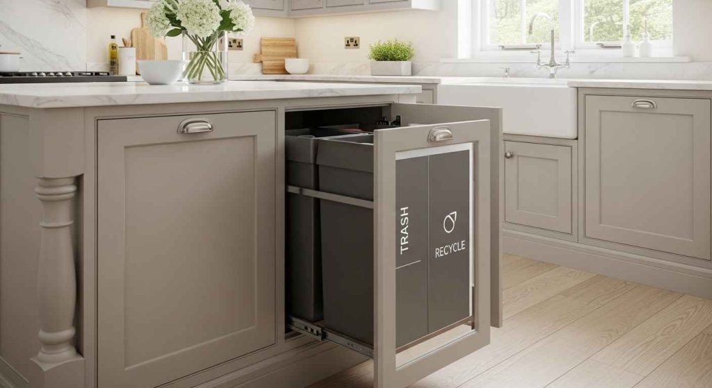 Hide the Mess with Clever Trash & Recycling