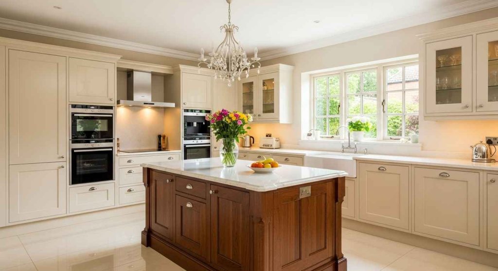 High-Gloss Cream and Ivory