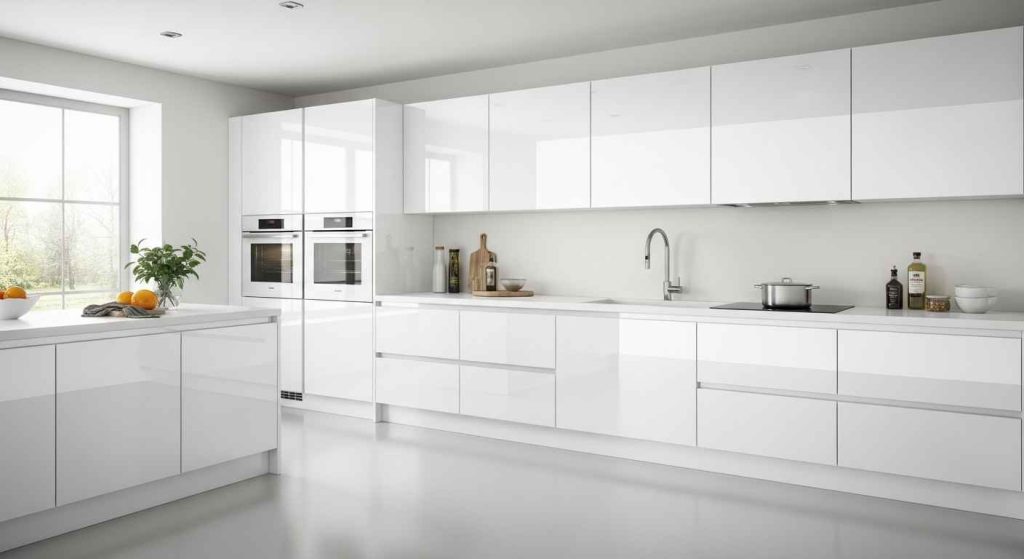 High-Gloss White & Monochrome Magic