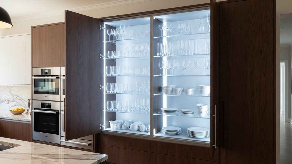 Illuminated Cabinet Interiors