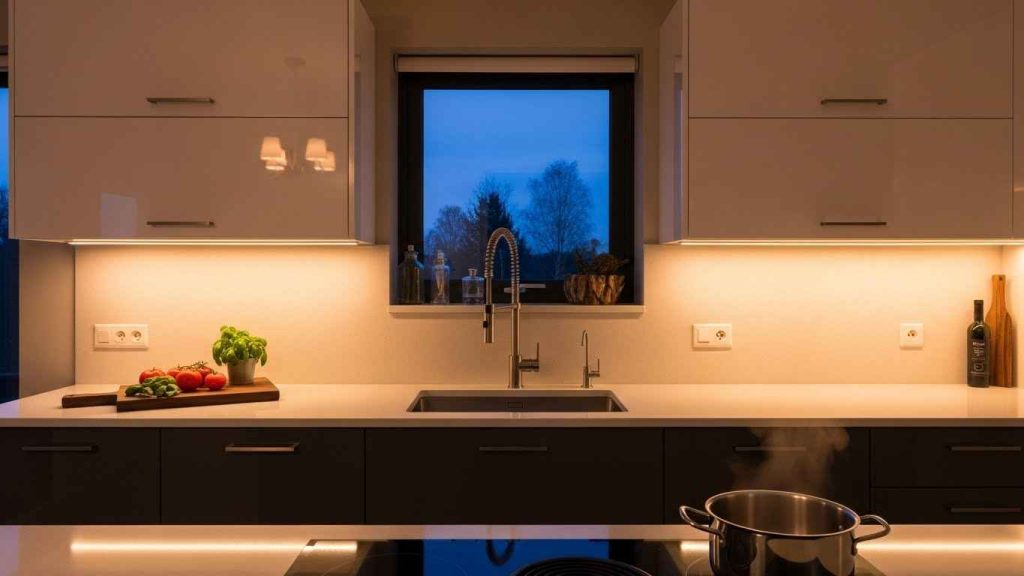 Illuminated Under-Cabinet Lighting