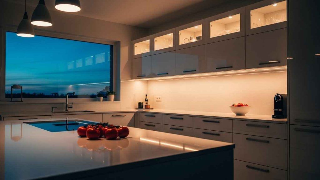 Illuminating Your High-Gloss Kitchen
