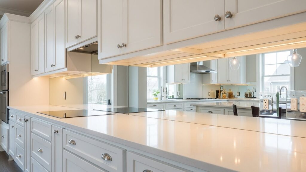 Illusion with a Glass Backsplash