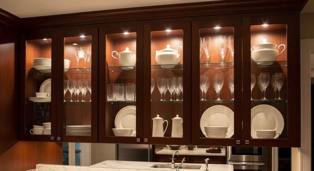 In-Cabinet Lighting for Glass Fronts