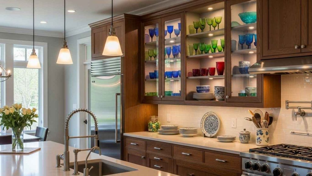 In-Cabinet Lighting for Glass Fronts
