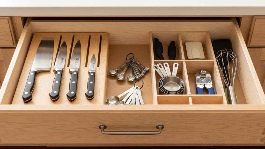 In-Drawer Knife and Utensil Blocks