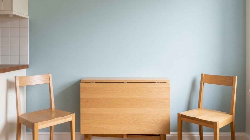 Incorporate Fold-Down Dining Tables