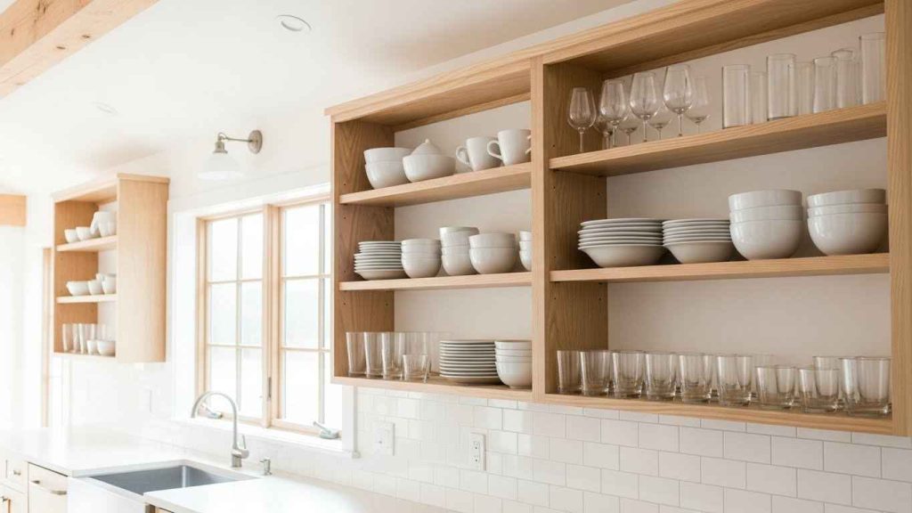 Incorporate Open Cabinetry