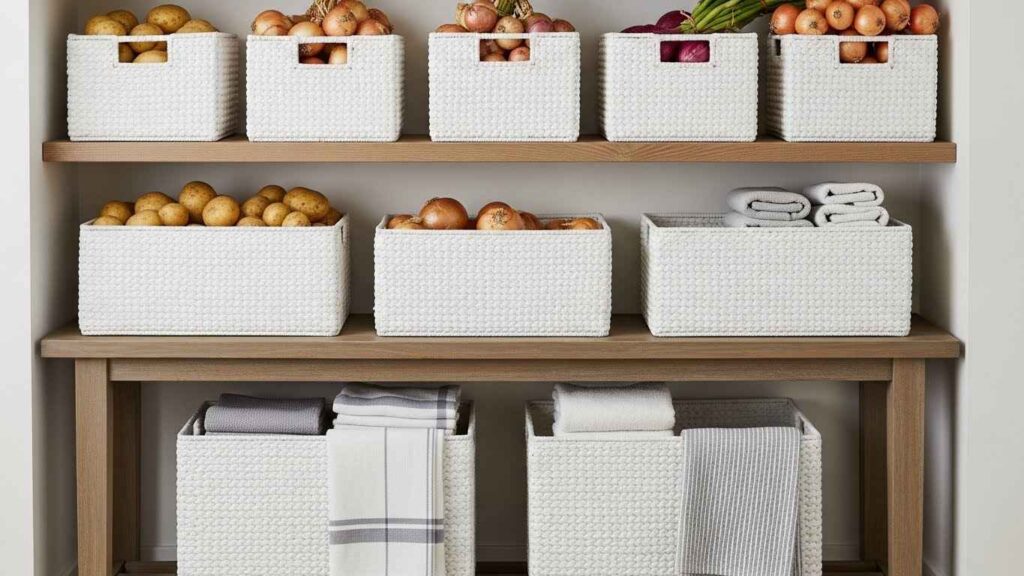 Incorporate Textural Woven Baskets