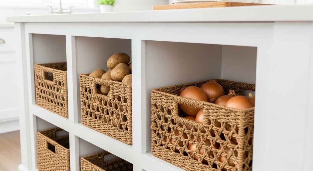 Incorporate Woven Baskets and Bins