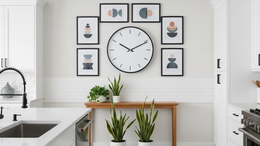 Incorporating a Statement Wall Clock