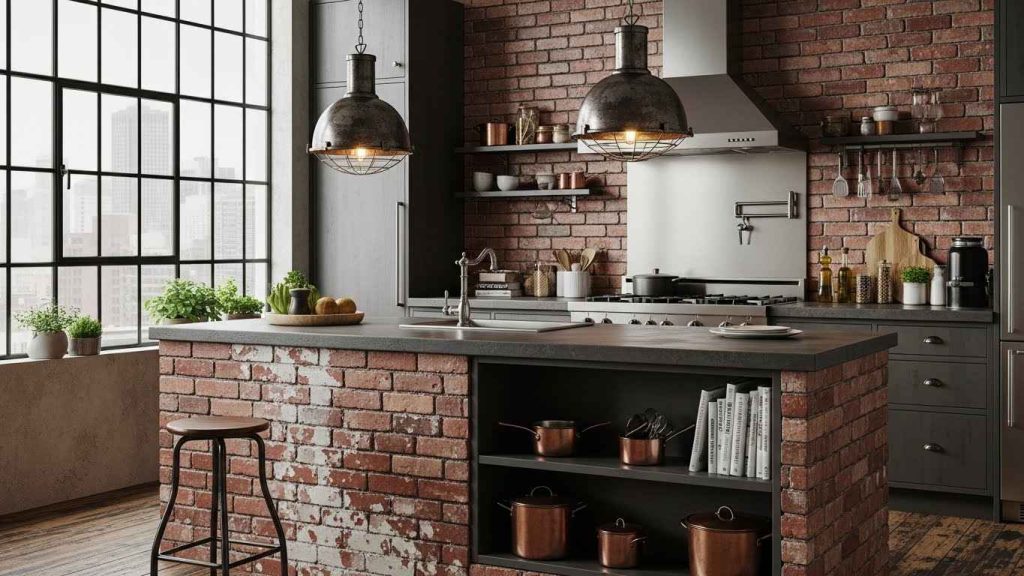 Industrial Chic Exposed Brick
