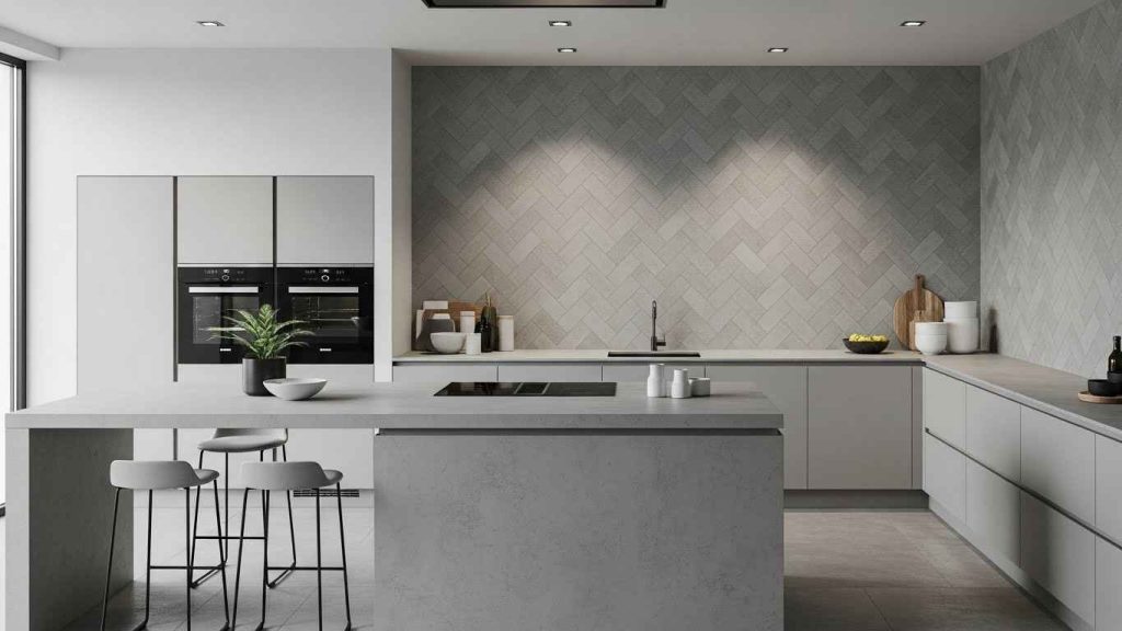 Industrial Concrete Herringbone