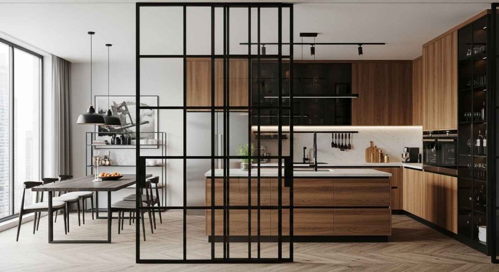 Industrial Metal Frame Partitions