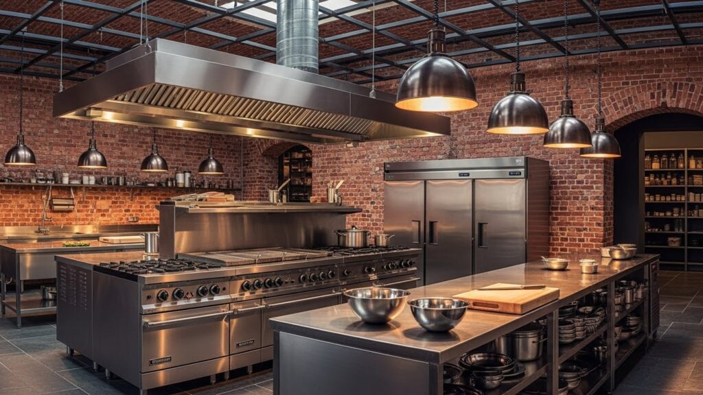 Industrial Open Kitchen Edge