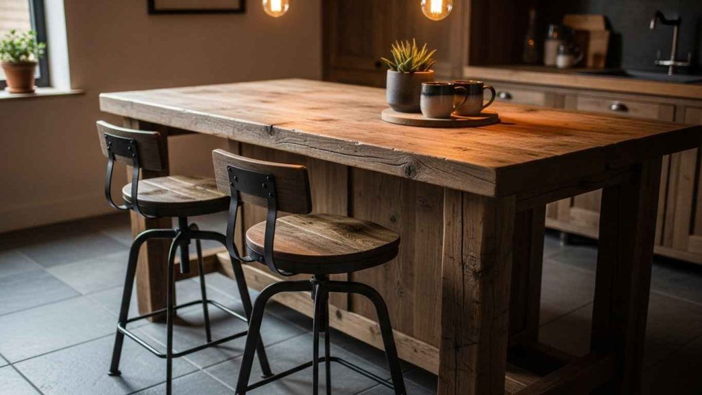 Industrial Stools for an Edgy Mix
