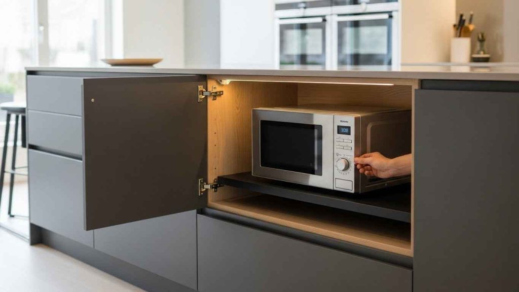 Inside the Kitchen Island