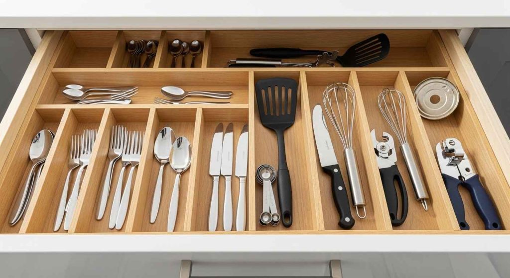Install Drawer Dividers for Everything