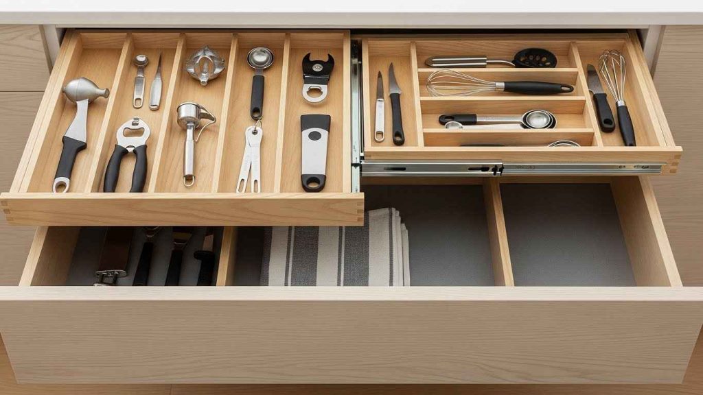 Install Drawers Within Drawers