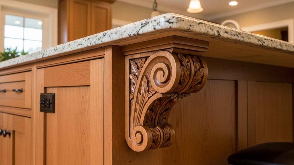 Install Functional and Decorative Corbels