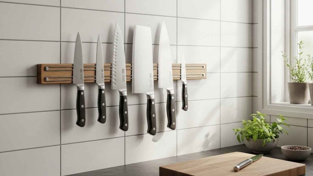 Install Magnetic Knife Strips