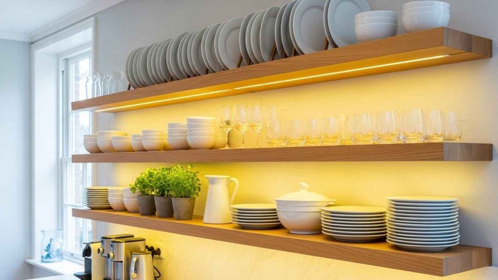 Install Open Shelving