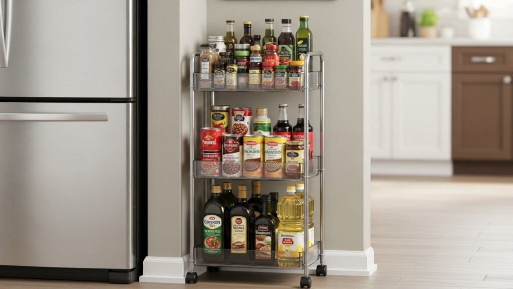 Install Slim Rolling Carts